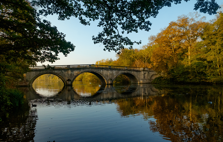 Stone bridge at Clumber Park, Nottinghamshire
