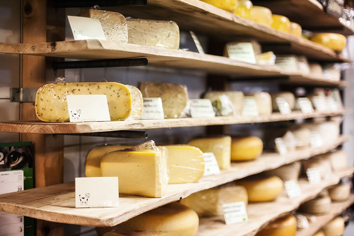Small holding plot of land creates artisan cheeses as a form of income 